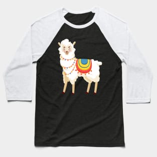 Cute Alpaca Baseball T-Shirt